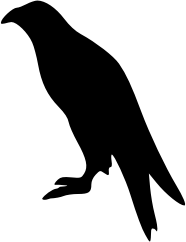 openclipart圖庫：Eagle silhouette 6