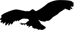 openclipart圖庫：Eagle silhouette 7