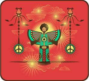 openclipart圖庫：Fro Bro Peace Yo!