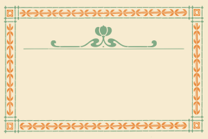 openclipart圖庫：Art Nouveau Pumpkin Frame