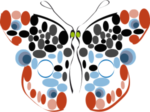openclipart圖庫：PAPILLON ROND