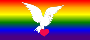 openclipart圖庫：Dove of peace and love