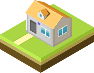 openclipart圖庫：Isometric house