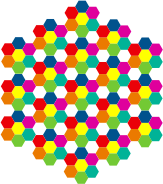 openclipart圖庫：Hexagonal aiflowers 6