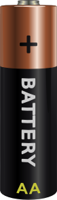 openclipart圖庫：battery AA, elementas AA