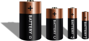 openclipart圖庫：batteries, elementai (maitinimo)