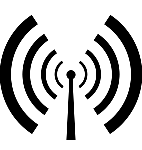 openclipart圖庫：Antenna and radio waves