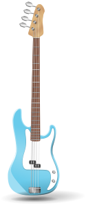 openclipart圖庫：Bass Guitar
