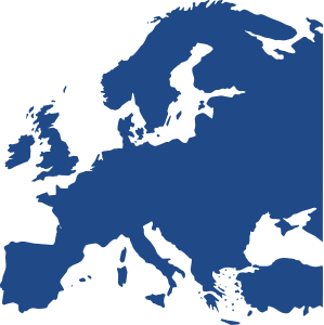 openclipart圖庫：Map of Europe (equidistant)