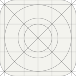 openclipart圖庫：iOS 7 Icon Template