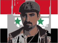 openclipart圖庫：Bassel with syria flag 