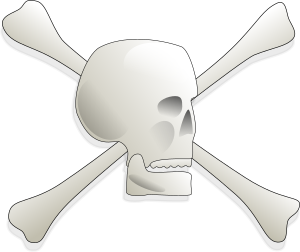 openclipart圖庫：Skull and Bones