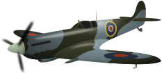 openclipart圖庫：Supermarine Spitfire