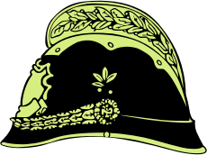 openclipart圖庫：Old fireman helmet