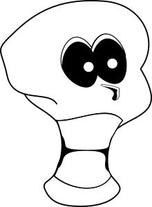 openclipart圖庫：cartoon-skull
