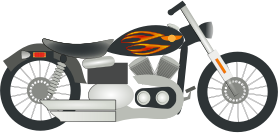 openclipart圖庫：Harley Motorcycle