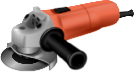 openclipart圖庫：angle Grinder, kampinis Å¡lifuoklis