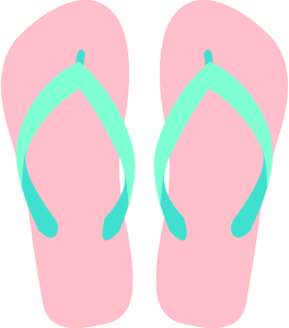 openclipart圖庫：Flipflops 02