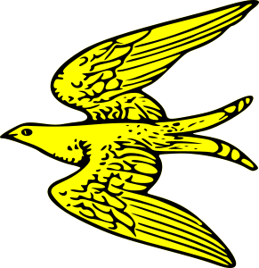 openclipart圖庫：martlet volant