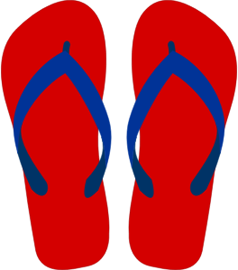 openclipart圖庫：Flipflops 03
