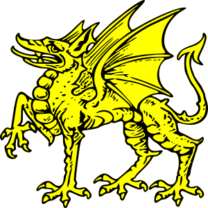 openclipart圖庫：dragon passant