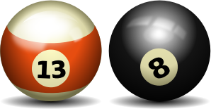 openclipart圖庫：pool, biliardas, billiards, ball