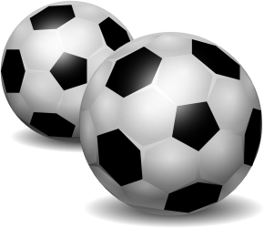 openclipart圖庫：football, futbuolo kamuoliai