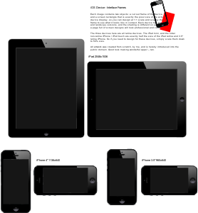 openclipart圖庫：iOS Devices - Interface Frames