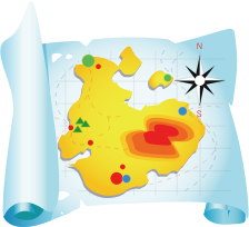 openclipart圖庫：travel map