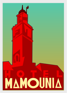 openclipart圖庫：Sticker Hotel Mamounia