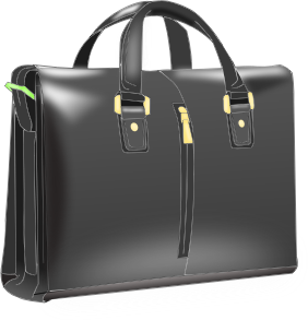 openclipart圖庫：man handbag