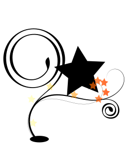 openclipart圖庫：star flower