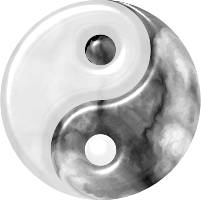 openclipart圖庫：Marbled Yin Yang