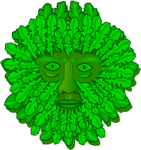 openclipart圖庫：Green Man