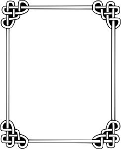 openclipart圖庫：Celtic frame