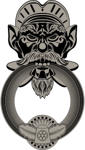 openclipart圖庫：Door knocker