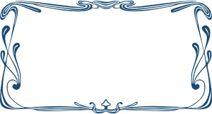 openclipart圖庫：Art Nouveau Frame 2
