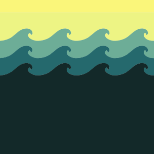 openclipart圖庫：Tiled Wave Pattern