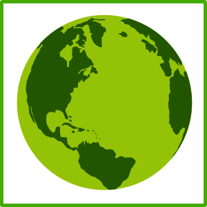 openclipart圖庫：Eco green Earth icon