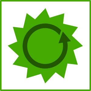 openclipart圖庫：Eco green energy icon