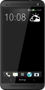 openclipart圖庫：New hTC one black