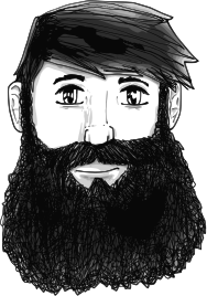 openclipart圖庫：A guy with a beard