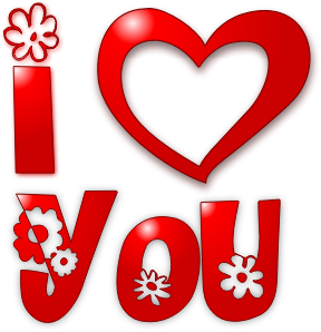 openclipart圖庫：I Love You