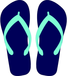 openclipart圖庫：Flipflops 14