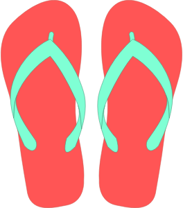 openclipart圖庫：Flipflops 17