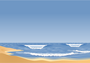 openclipart圖庫：the sandy beach