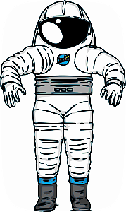 openclipart圖庫：NASA Mark III Astronaut Space Suit