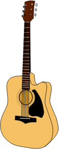 openclipart圖庫：Guitar 1