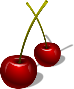 openclipart圖庫：cherry, berries, vysnios, uogos, food