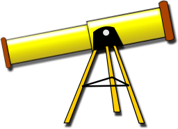 openclipart圖庫：Telescope